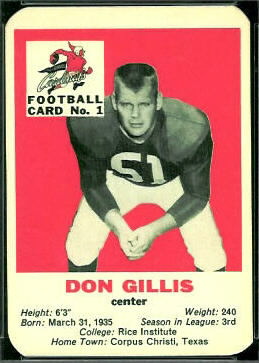 1 Don Gillis